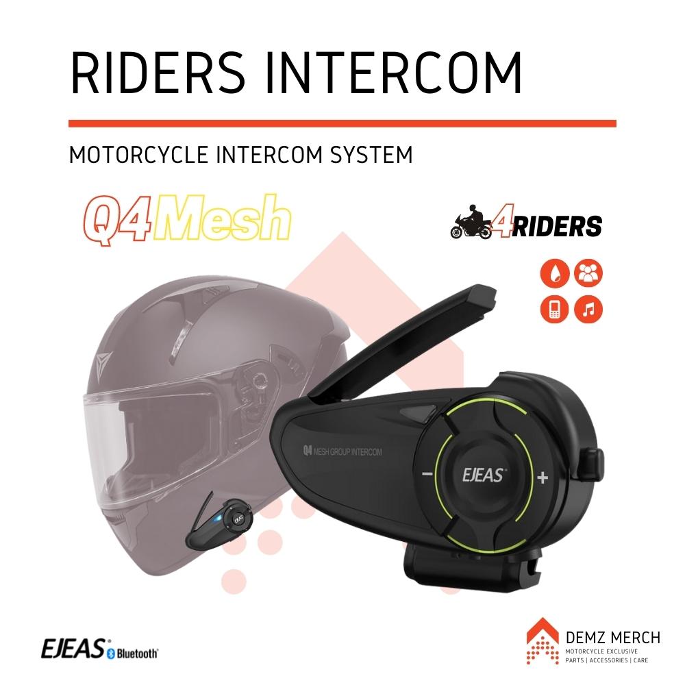 EJEAS Q4 Mesh Technology Motorcycle Helmet Bluetooth
