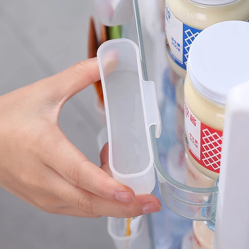 [Lưu Trữ Thanh Lịch] 2 Chiếc Giá Đựng Ngăn Kéo Mini Hộp Đựng Thực Phẩm Treo Tủ Lạnh Hộp Đựng Trong Mờ Cho Nhà Bếp Kệ Đựng Thực Phẩm Trái Cây Giá Để Bàn Mini