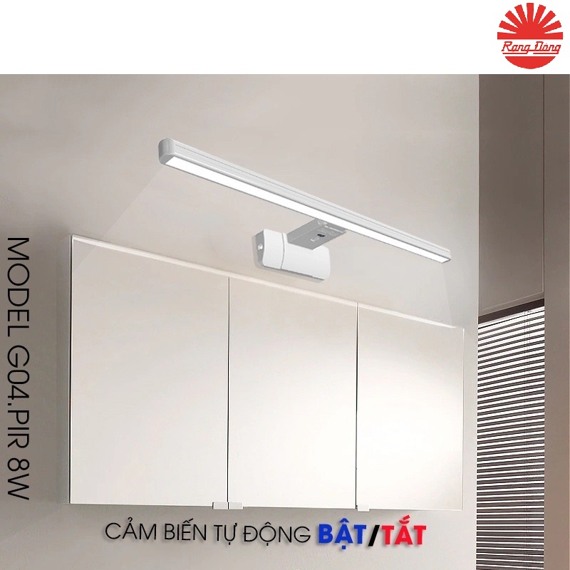 Đèn led chiếu gương cảm biến Rạng Đông 8w