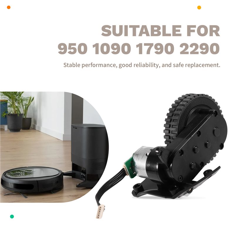 Electronically Controlled Replacement Traveling Wheel for Cecotec Conga 950 1090 1790 2290 Drive Systems.