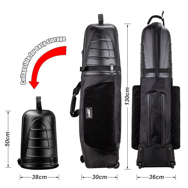 【Best value for money】 Golf Bag Stand Three Section Adjustable Support Deformation Prevention.