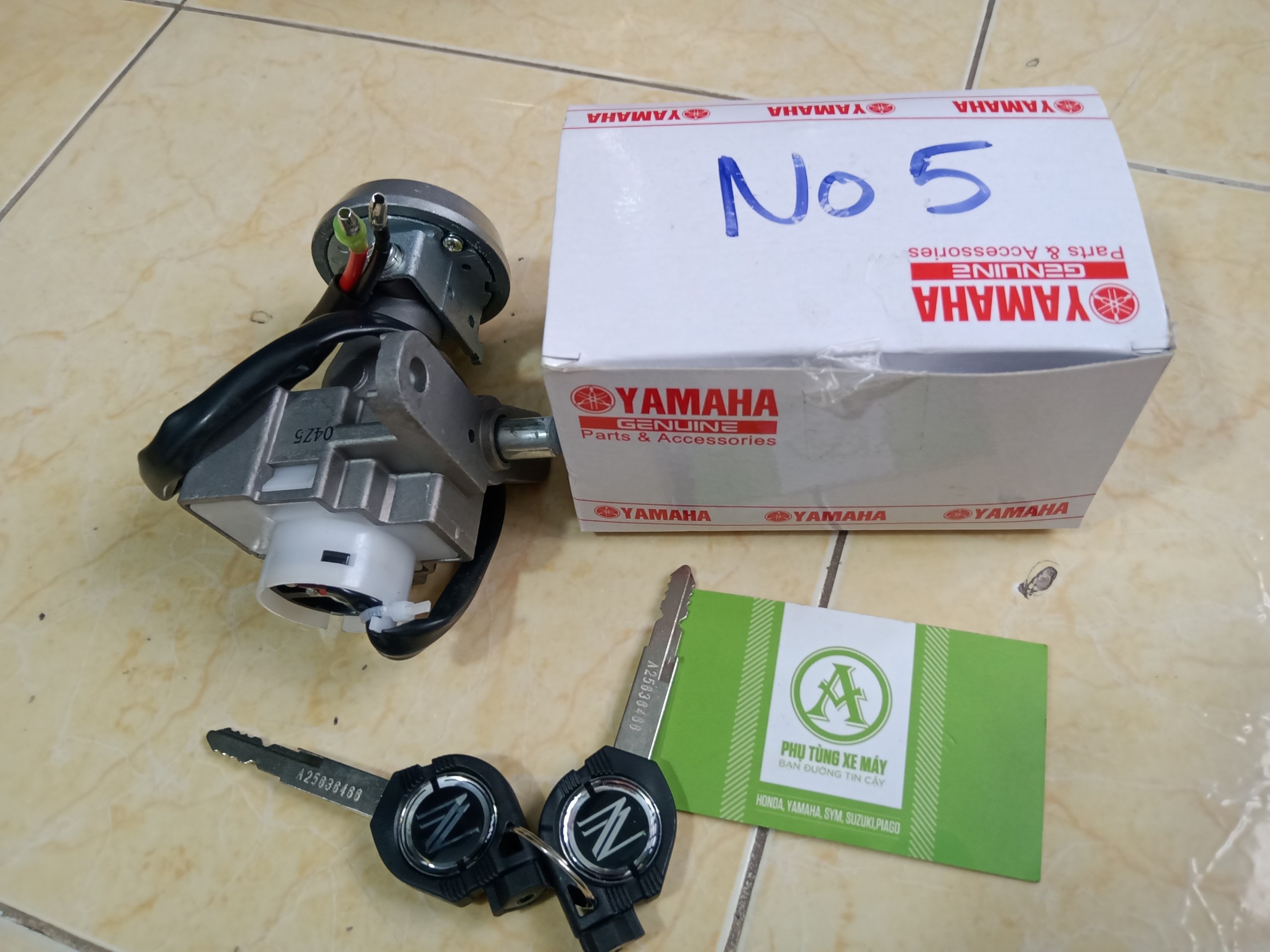 Bộ ổ khoá xe Nouvo 5/6