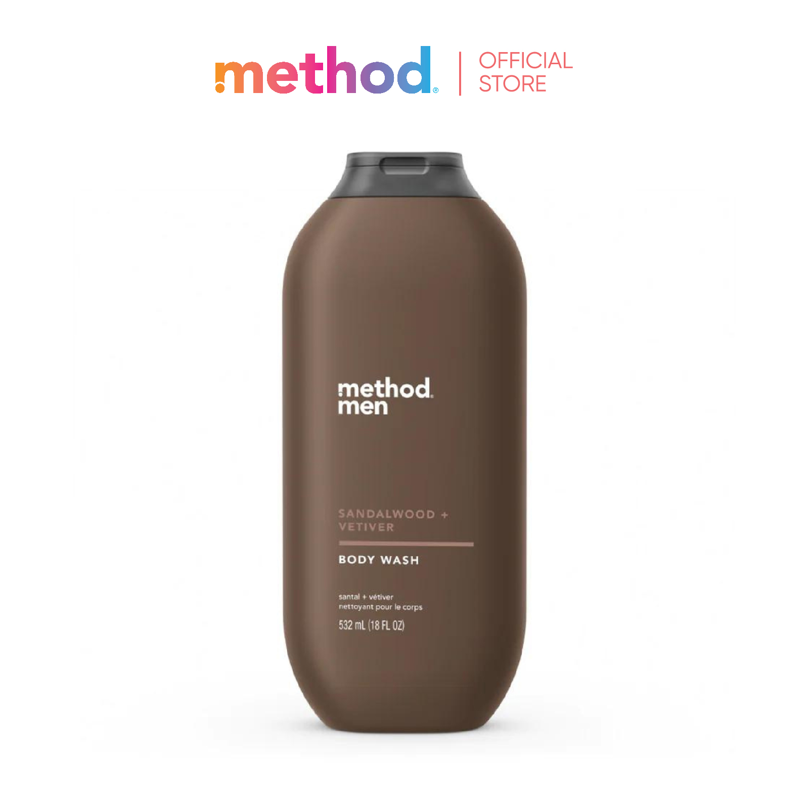 Method Men Body Wash Sandalwood Vetiver 532ml Lazada Singapore