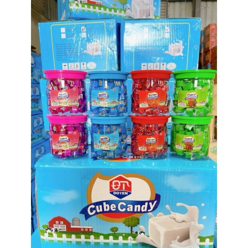 Kẹo choco cube hộp 100 viên
