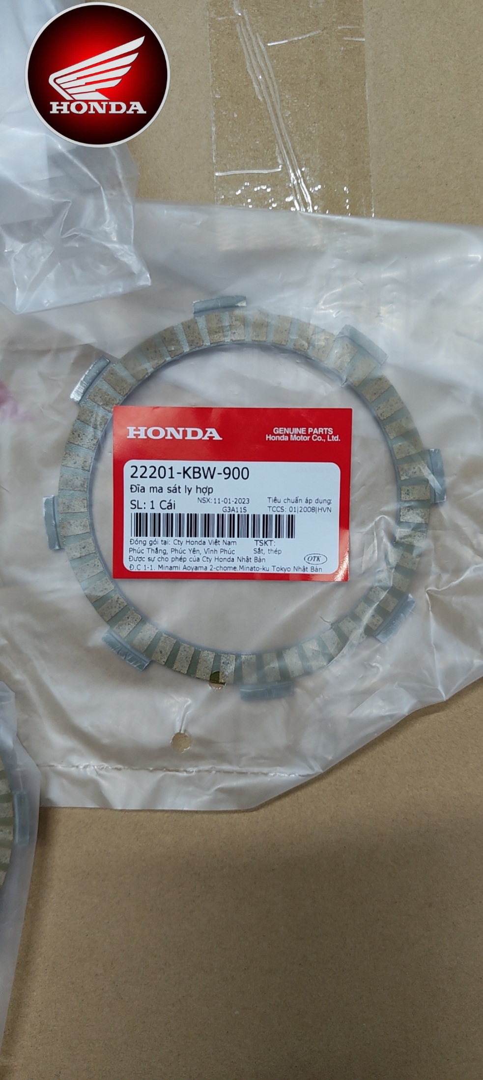 Bố nồi DREAM ,WAVE Honda 22201KBW900)
