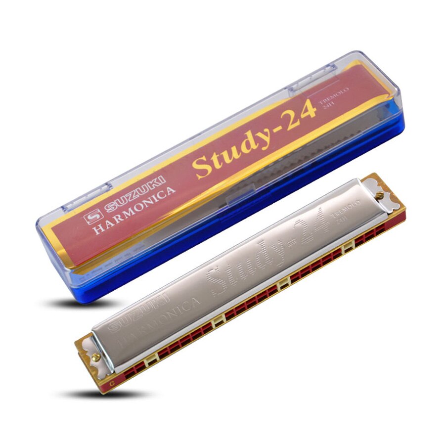Kèn Harmonica Tremolo Suzuki Study-24