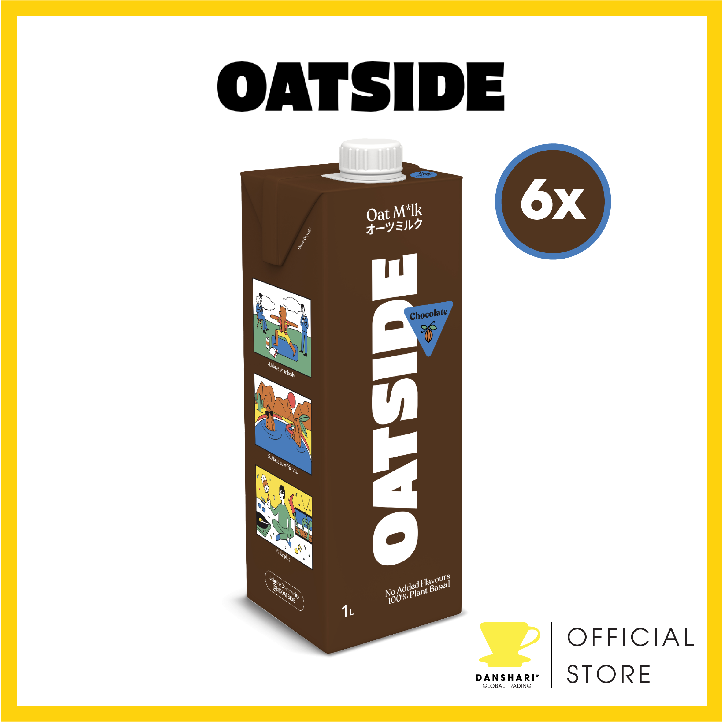 OATSIDE Oat Milk Chocolate (6 X 1L) - Best Before 06 Jul 2024 | Lazada ...