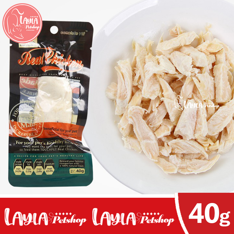 Ức gà ăn liền Real Chicken cho chó mèo