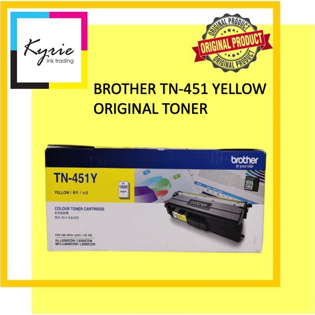 Brother TN 451 Yellow Original Toner Cartridge TN451 Lazada PH