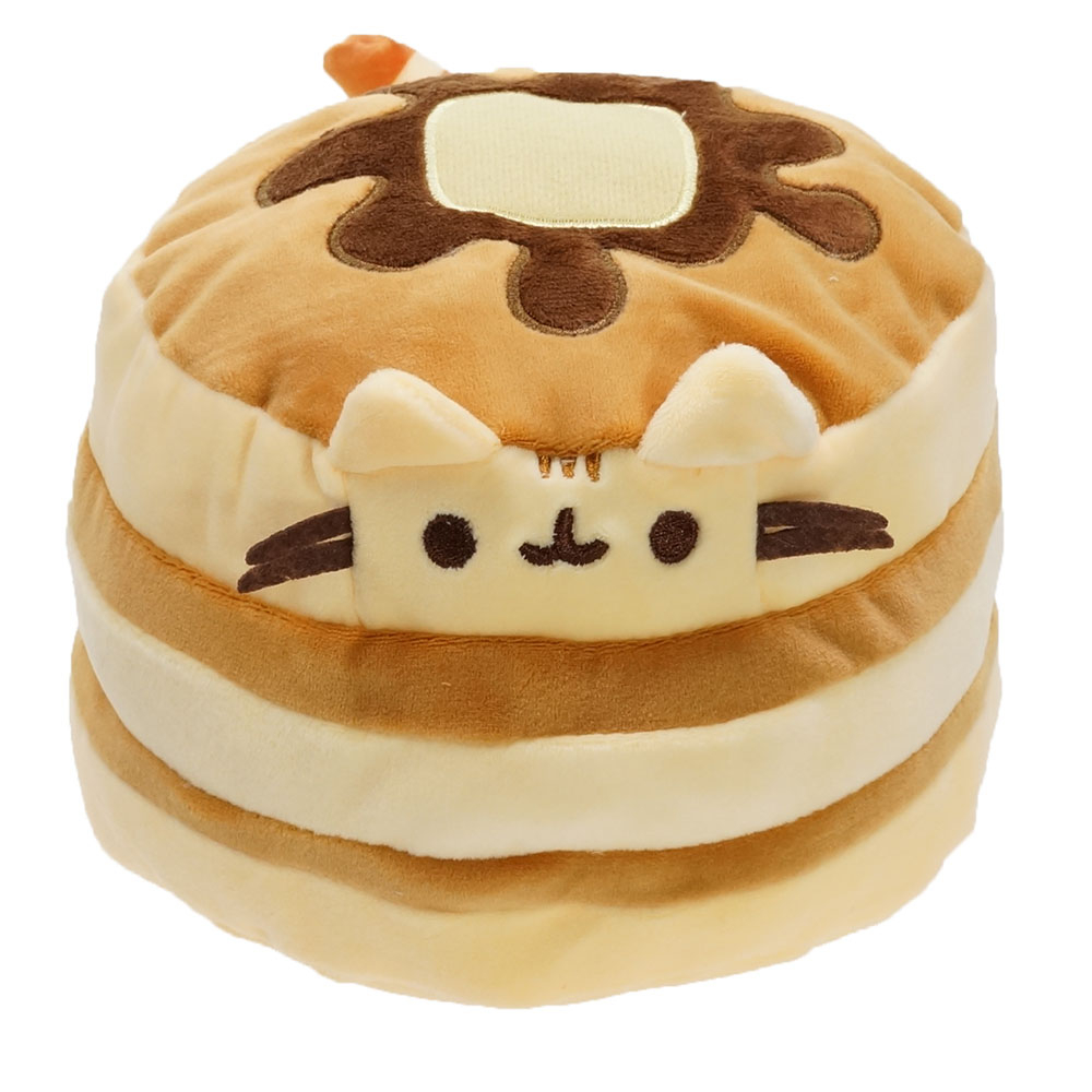 Đồ chơi nhồi bông Hình Mèo pusheen Hamburger 15cm Mềm Mại