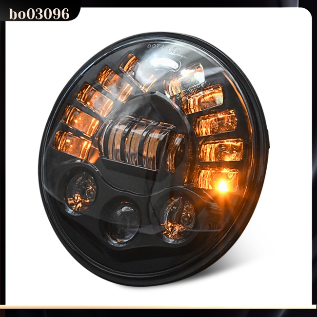 Đèn pha led drl halo 7-inch bằng nhôm màu gradient cho wrangler