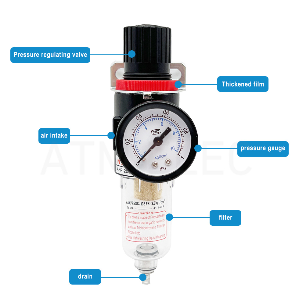 Afr2000 Ar2000 Af2000 G1/4 Air Compressor And Water Separator Air ...