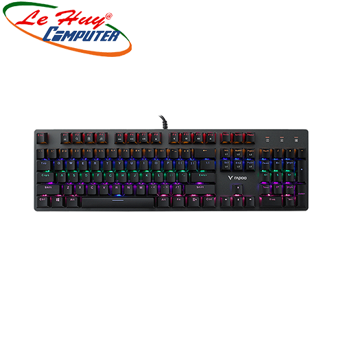 Bàn phím cơ rapoo v500se rainbow blue switch