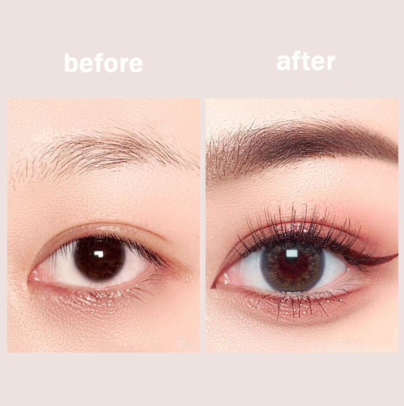 Korean Black Mascara Lengthens Eyelashes Extra Volume Waterproof Natural Lashes