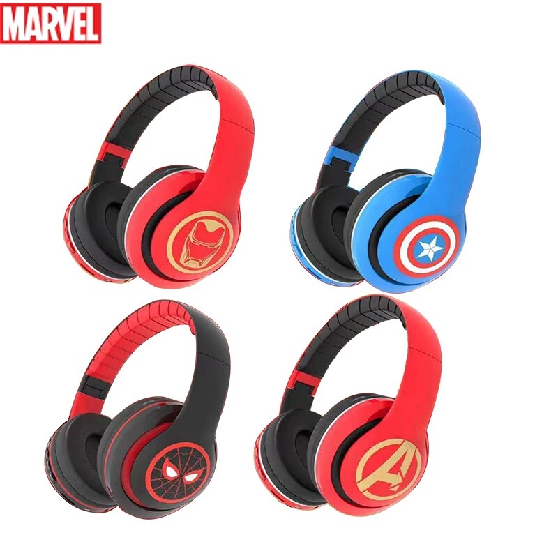 2023 Marvel Spiderman Disney Mickey Wireless Headphones Blutooth Surround