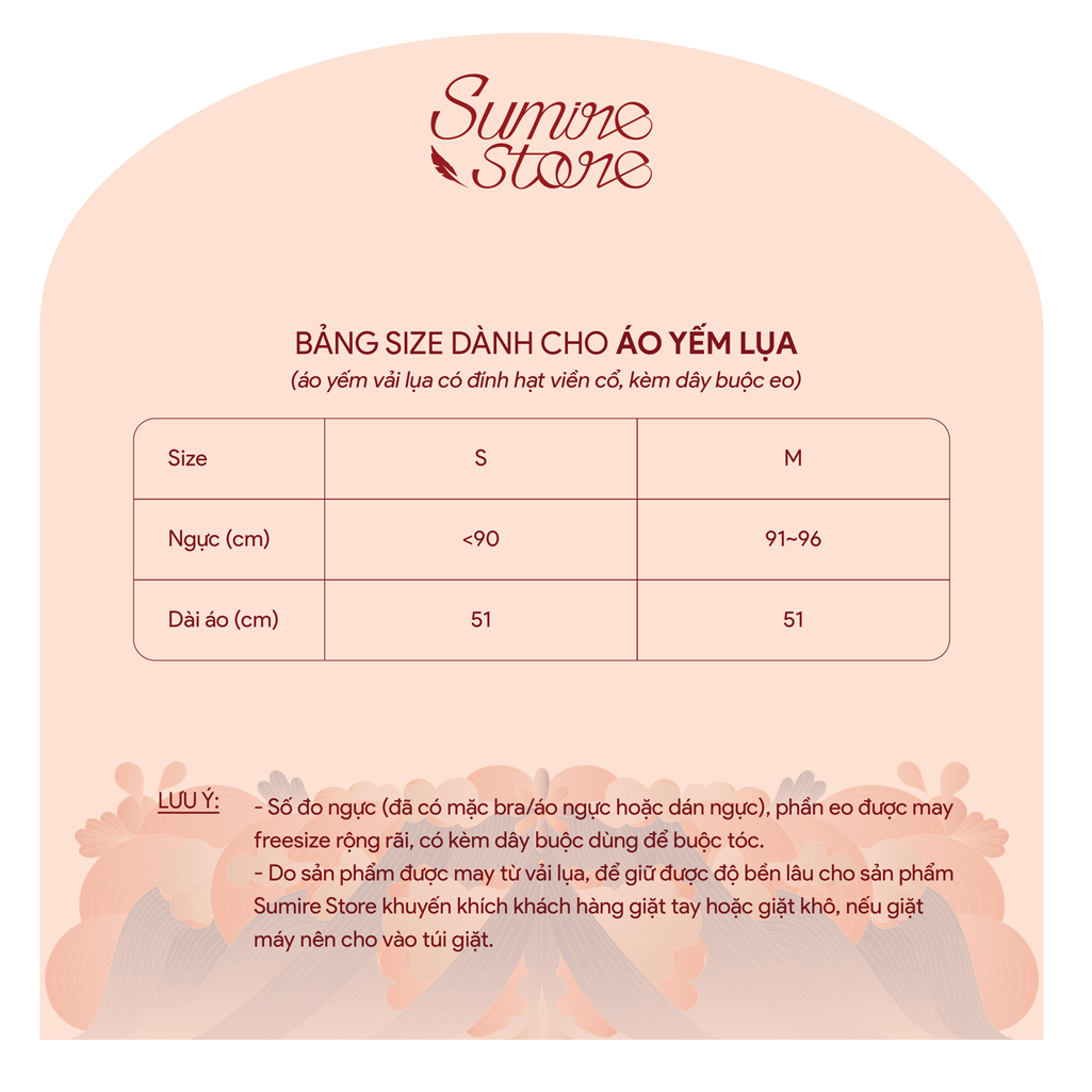 Sumire Store Áo yếm lụa Diên Phúc - Tím