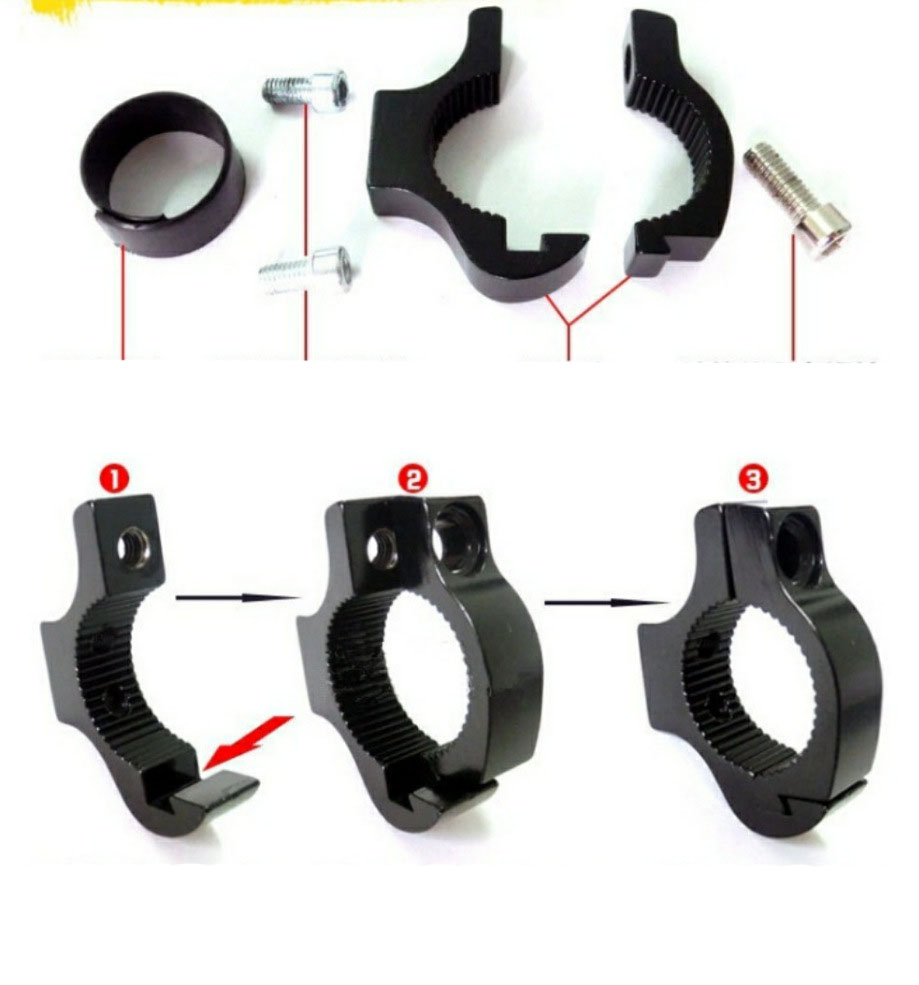 Pat kẹp ghi đông 22mm xe đạp xe máy