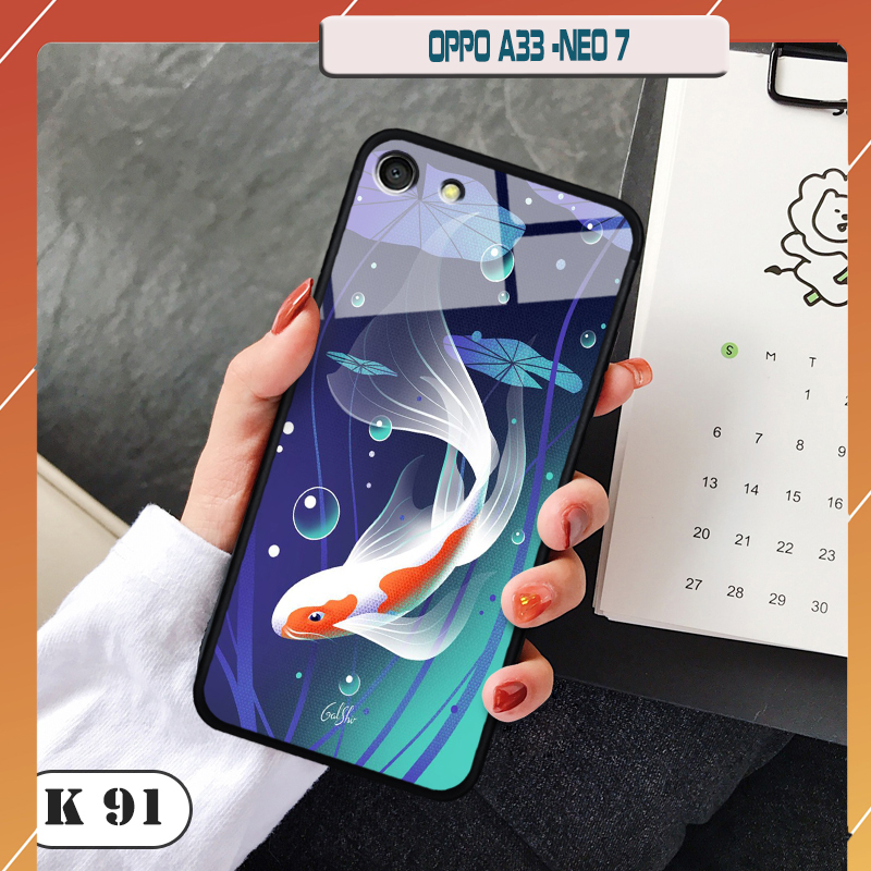 Ốp lưng Kính OPPO A33/ Neo 7 in 3D Ver 7