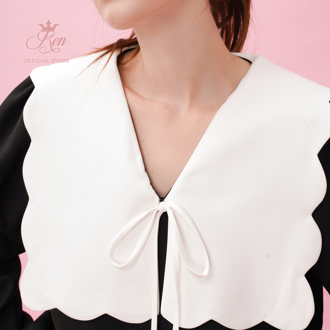 REN BY TEE - Áo Dài Tay Phồng Cổ Vuông