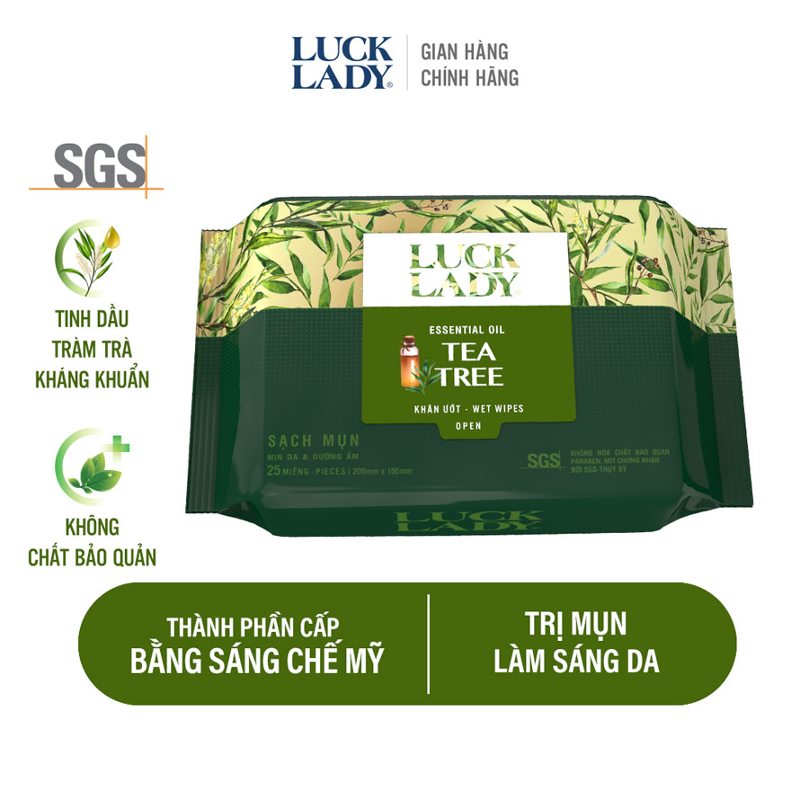 SET Ngừa mụn và trắng da Luck Lady