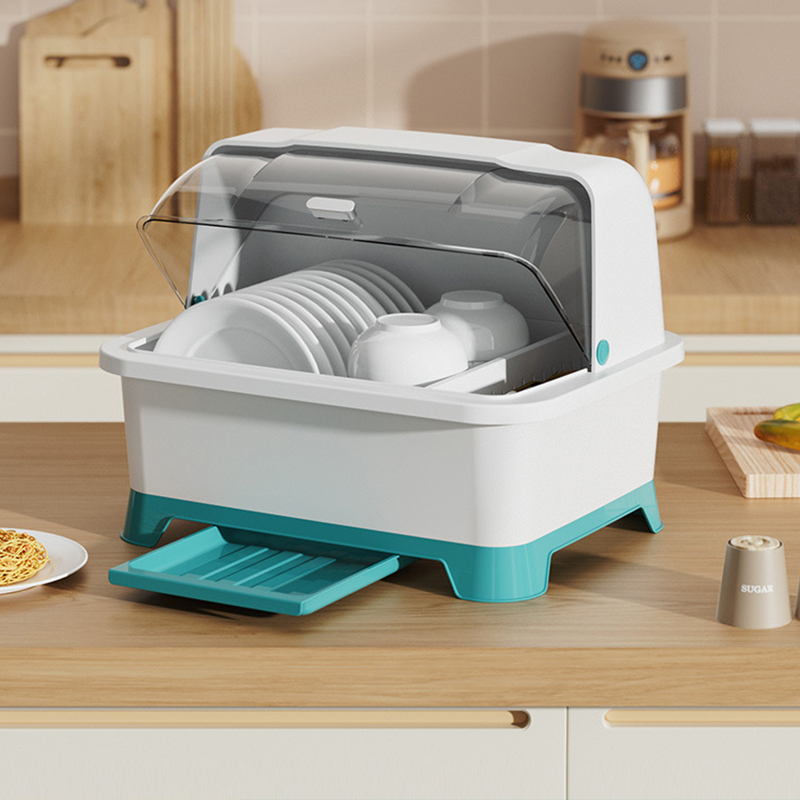 KS Nhà bếp cống tủ với nắp, Bộ đồ ăn, khay đựng Rack, hộ gia đình Countertop, đa chức năng bát và đũa hộp lưu trữ