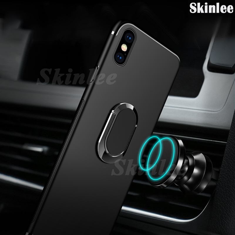 Phone case For itel S25 Back cover Finger Metal Ring Kickstand Car Holder Matte Soft Silicone Cover For itel S25 Ultra Cover cases.