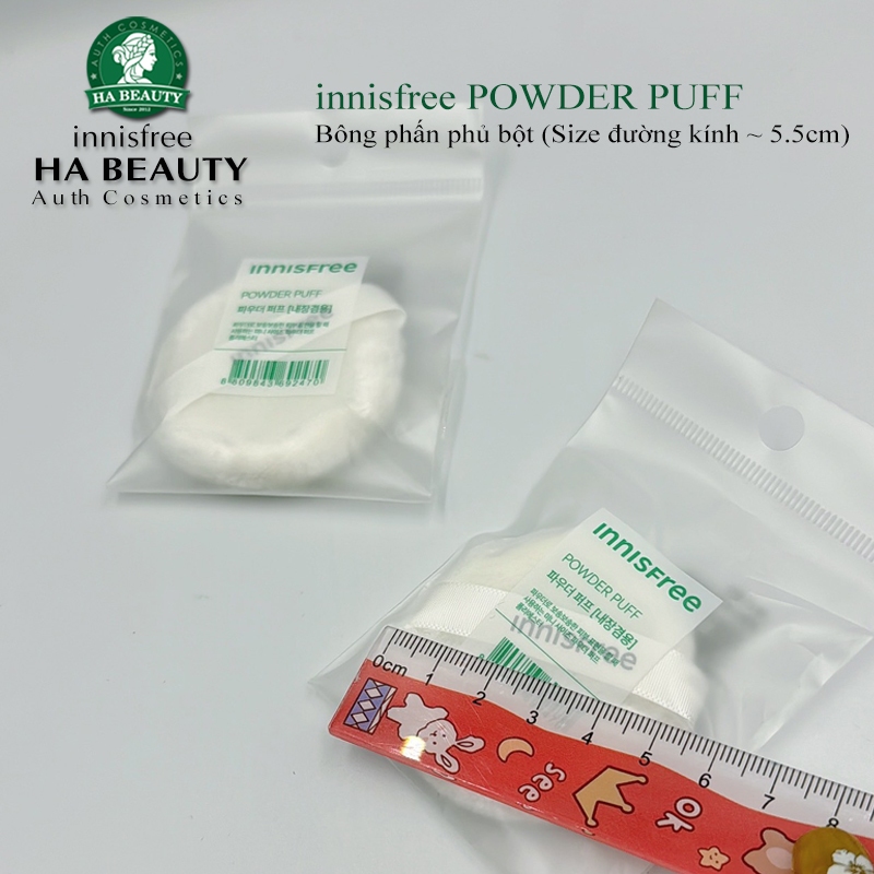 Bông phấn trang điểm dùng cho phấn phủ bột innisfree Mini Powder Puff
