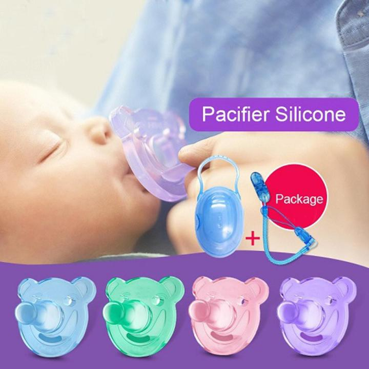 Silica Gel Pacifier For Baby Baby Chusni Teether CN -1 Pcs-(F-0011).