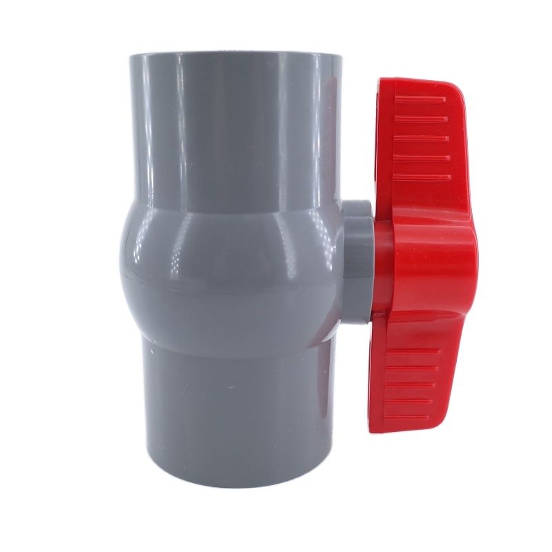 Upvc Straight Mouth Valve Pvc Inner Wire Valve Dn 15-65 Mm One-Piece Water Plastic Socket Anti-Aging. 