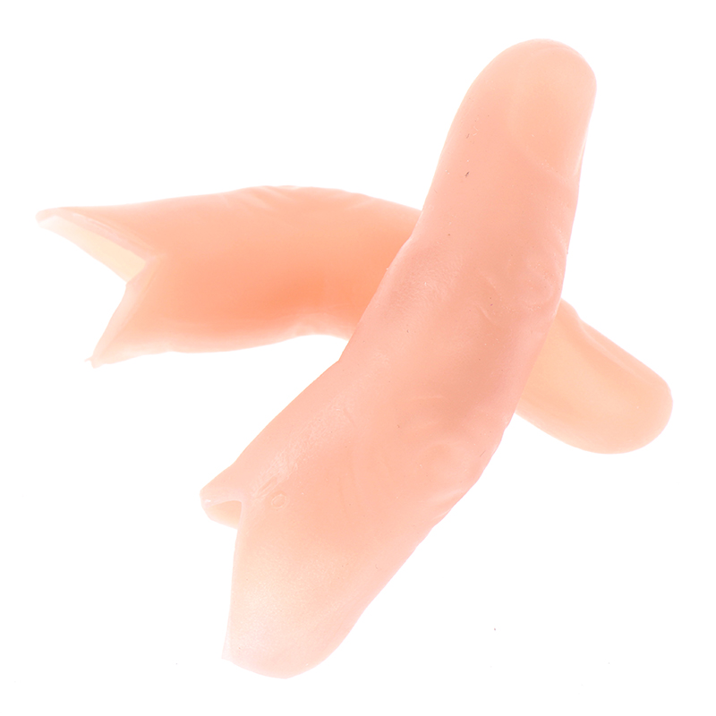 [The Lintas] 1pc Fake Finger Sixth Middle Finger Appearing And Vanishing Magic Tricks