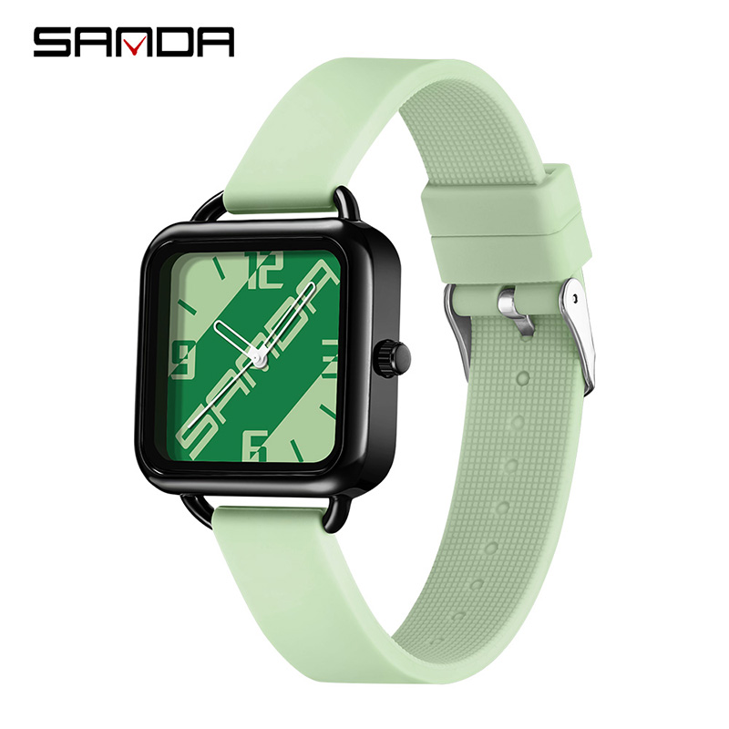 SANDA Youth Student Couple Simple Trendy Multi Color Waterproof Men's Watch SD3261-3.