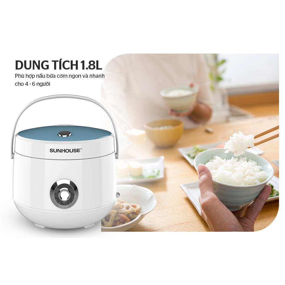 Nồi cơm điện SUNHOUSE 1.8L SHD8606
