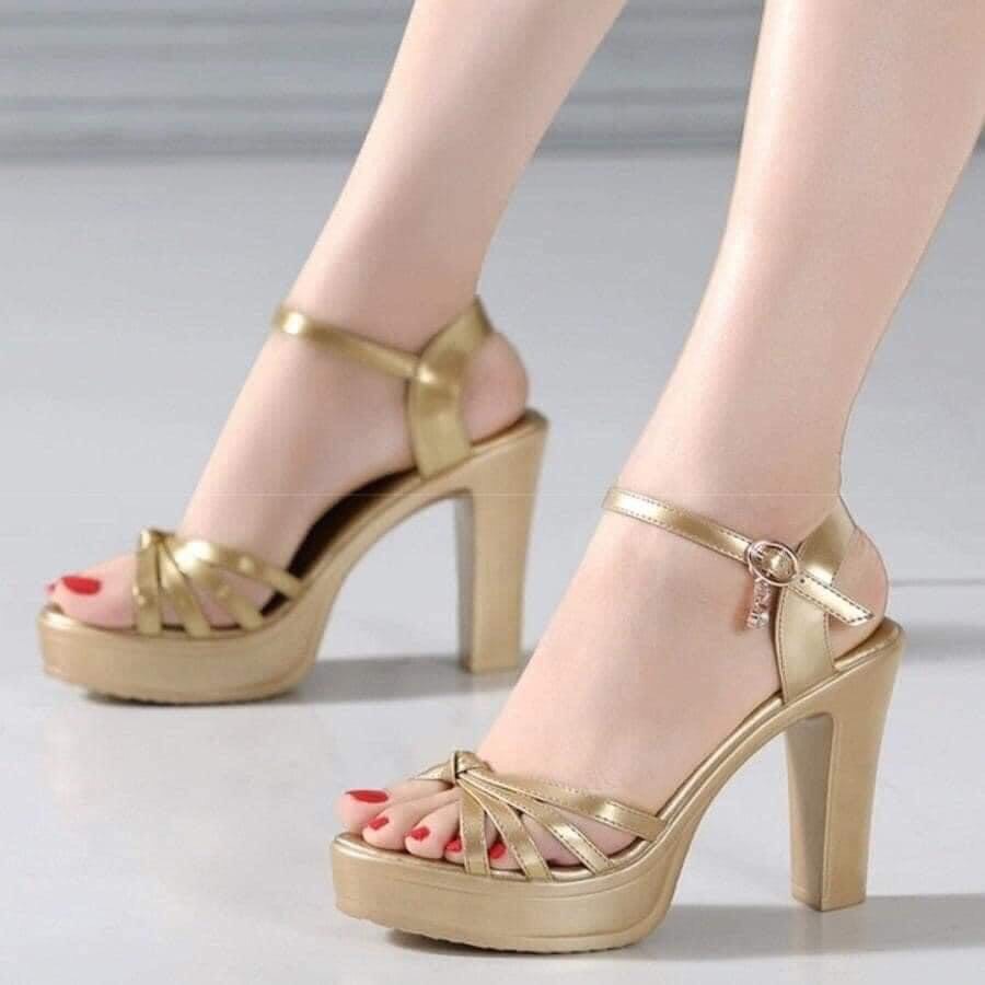 Giày sandal thắt nút 10p cao cấp