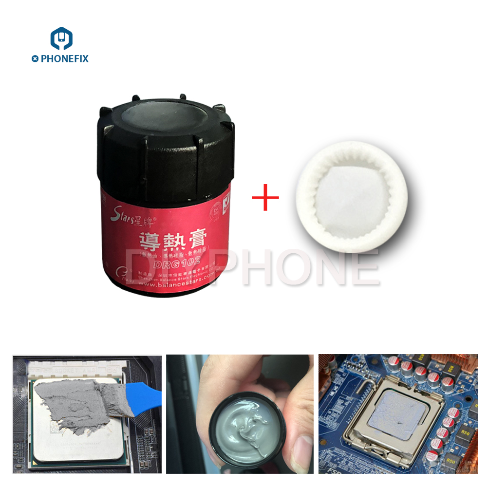 NEW 【Innovative design】Paste 30g DRG-102 Silicone Grease Thermal Grease Thermocouple Heatsink for CPU Processor High Performance Thermal Conductivity. 