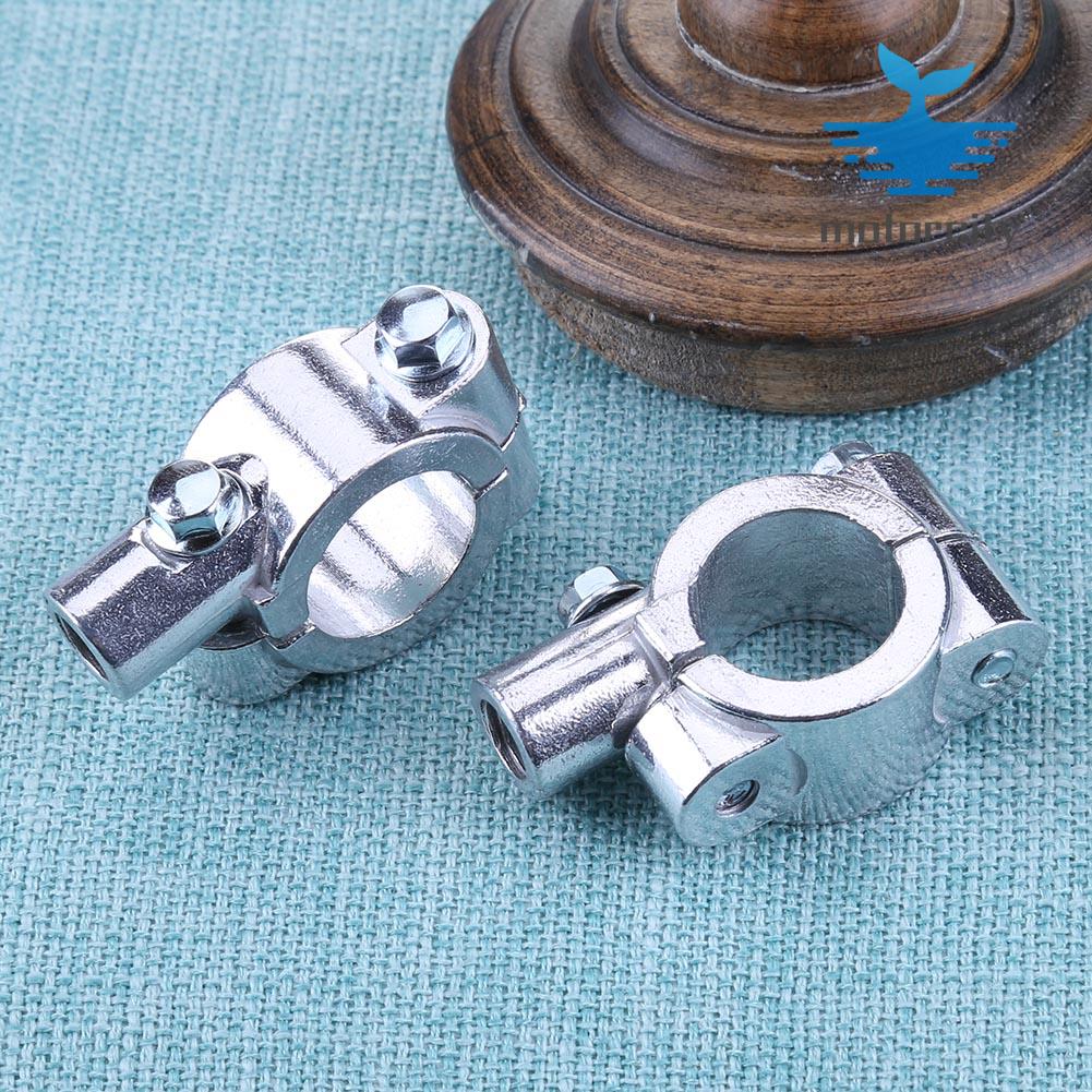 2pcs Motorcycle Rear View Mirror Mount Holder 22mm Motorcycle Handlebar Mirror Mount Clamp Easy Installation Accessories