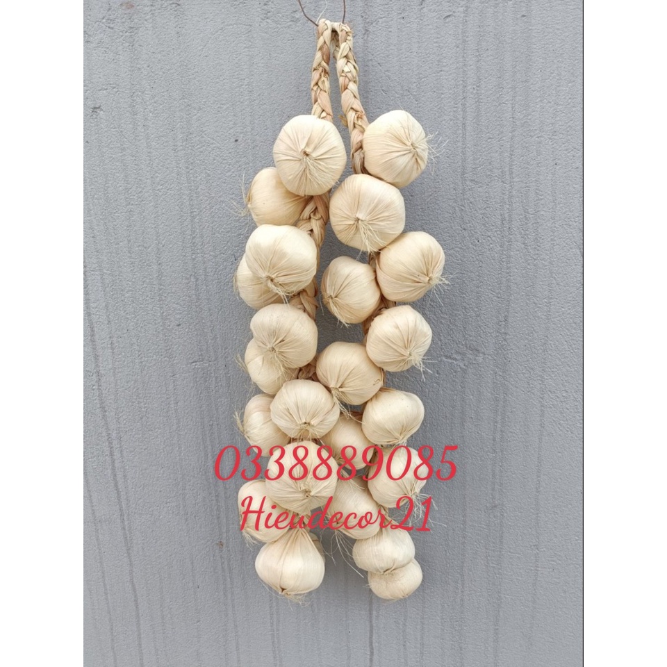 Dây hành tỏi ớt, lạc trang trí (củ quả giả)