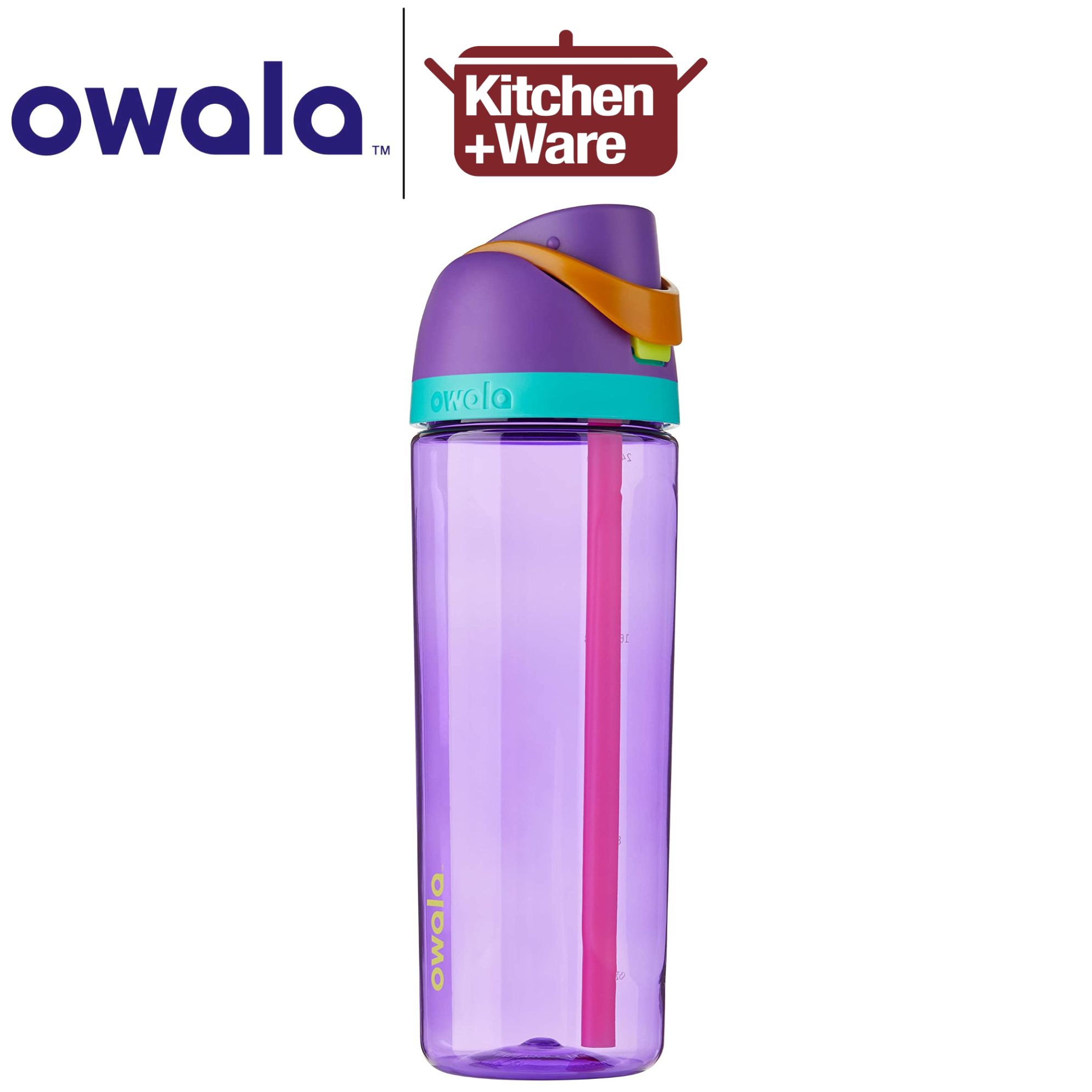 Owala, Other, Nwt Owala Tritan Flip Water Bottle Wleakproof Straw Hint Of  Grapepurple