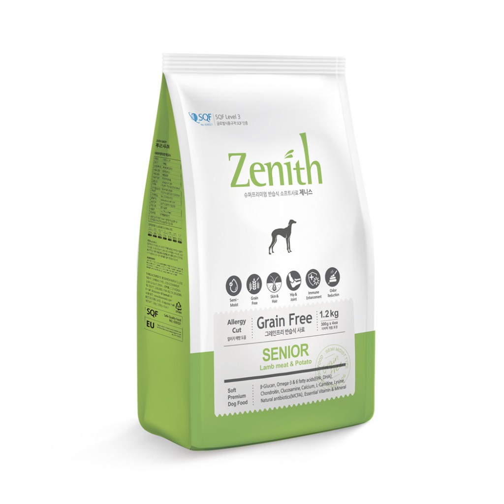 3kg Thức ăn hạt mềm cho chó Zenith Hàn Quốc