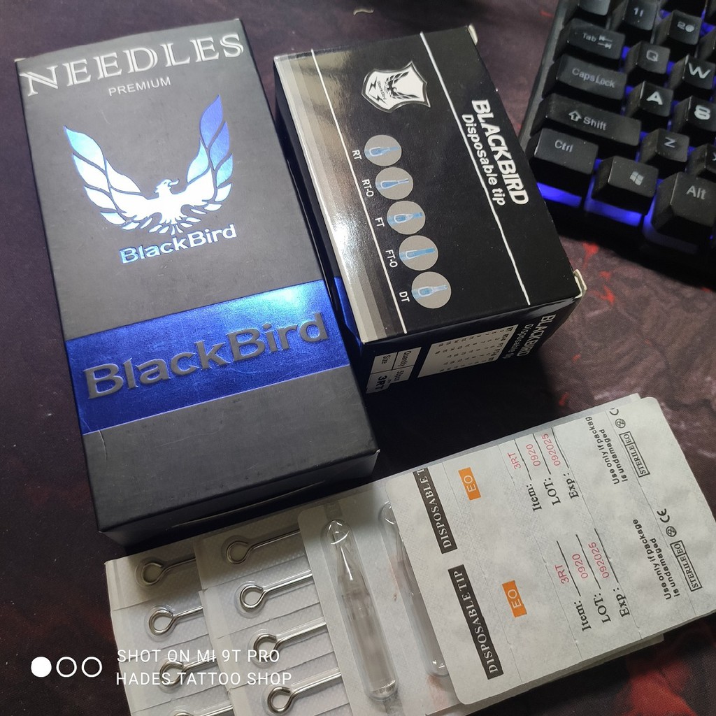 Bộ kim và Ngòi 9RL chạy khung Black Bird