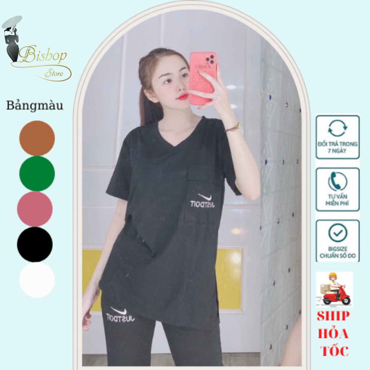 [CÓ BIGSIZE TỚI 85KG] Set bộ, đồ bộ lửng mặc nhà thun cotton dễ thương