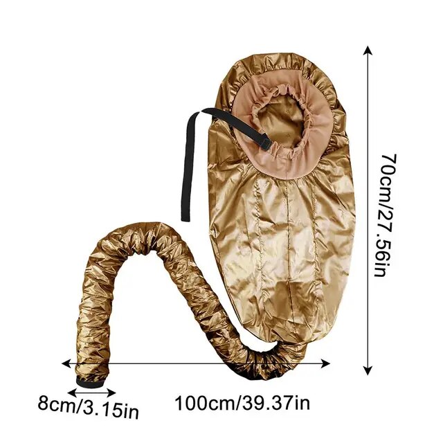 【Trusted】 Portable Hair Bonnet Dryer Caps Hair Drying Hood With Storage Bag Hair Steamer Quick Dry Baked Diffuser Hairdressing Tools - 6