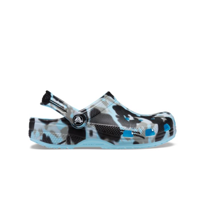 Giày Clog Trẻ Em Crocs Classic Spray Camo - Arctic