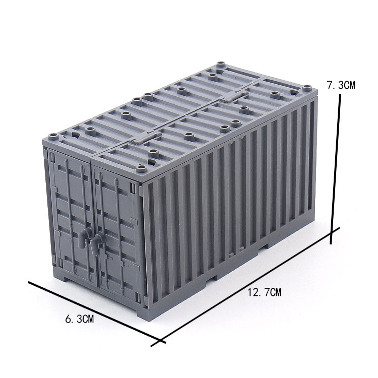 phụ kiện đồ chơi lắp ráp thùng Container thùng chở hàng
