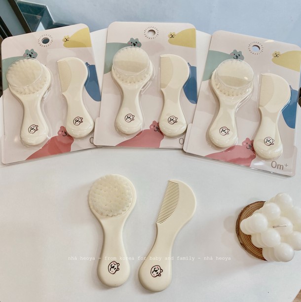 SET LƯỢC CHẢI TÓC CHO BÉ TỪ 0M+ BLISSBEBE HÀN QUỐC