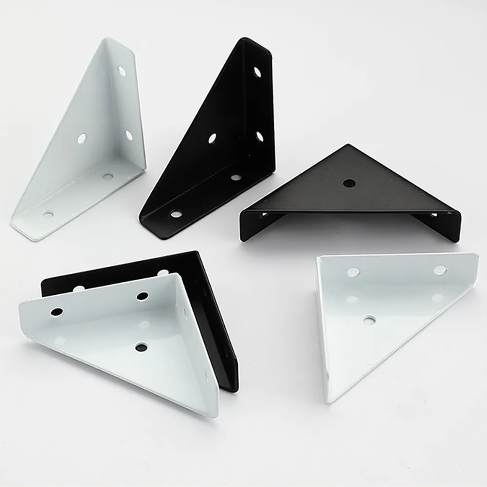 Angle Corner Brackets Steel Fixed Joint Board Plate Support Frame Right Triangular Angle Bracket Protector Stand Shelves
