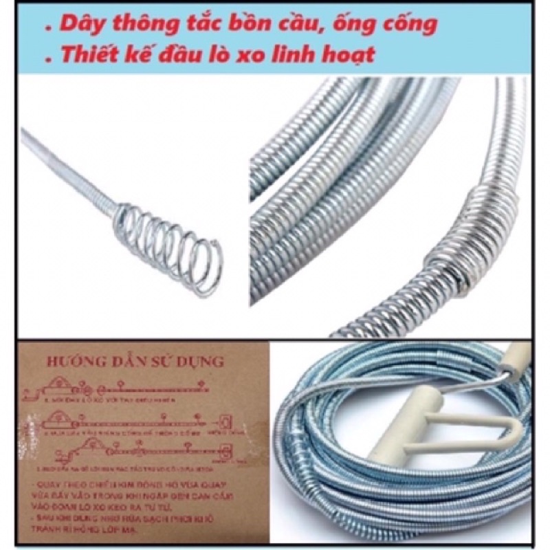 Dây thoát nước 2M, 3M, 4M, 5m, 6m, 7m