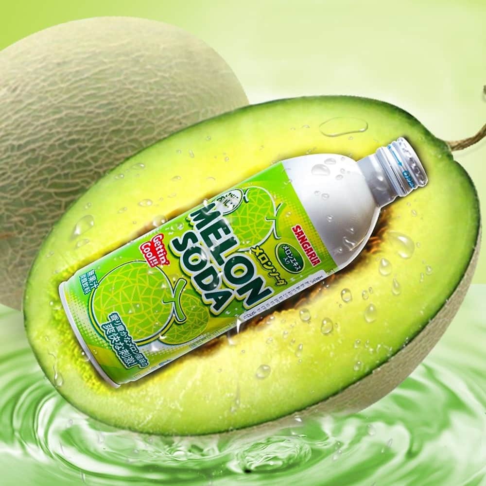 Nước Soda Dưa Lưới Sangaria 500g