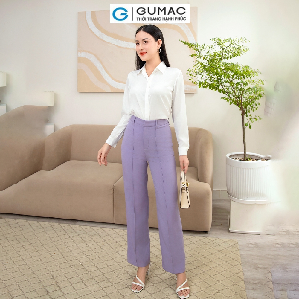 Quần tây nữ chiết ly QD11065 thời trang GUMAC