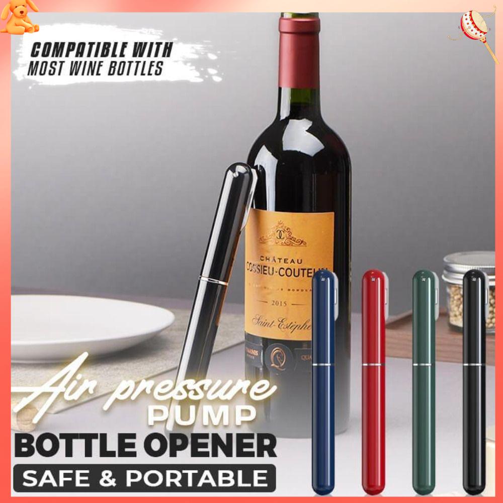 LIPS Portable Air Pressure Wine Corkscrew With Finger Ring, Stainless Steel Pin Cork Remover & Foil Cutter Pocket Opener
_voghion.com