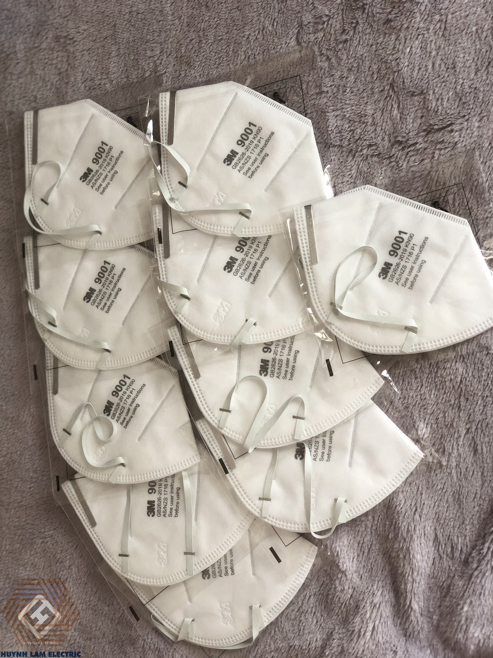 Khẩu trang lọc bụi mịn 3M 9001